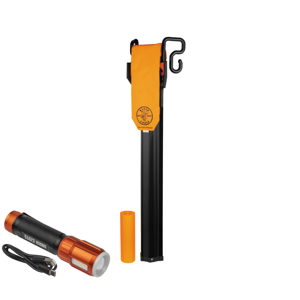 Klein Tools Hot Stick Holder with Free Flashlight from GME Supply